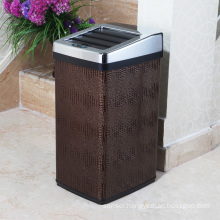 PU Creative Quadrilateral Sensor Waste Bin for Hotel/Office/Hall (B-30LD)